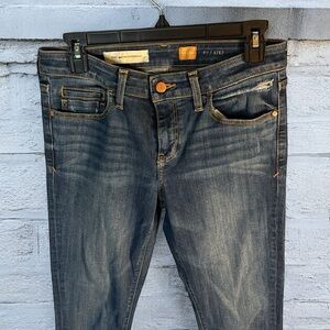 Piloto No28T jeans slight bell, nice wear marks some distress.